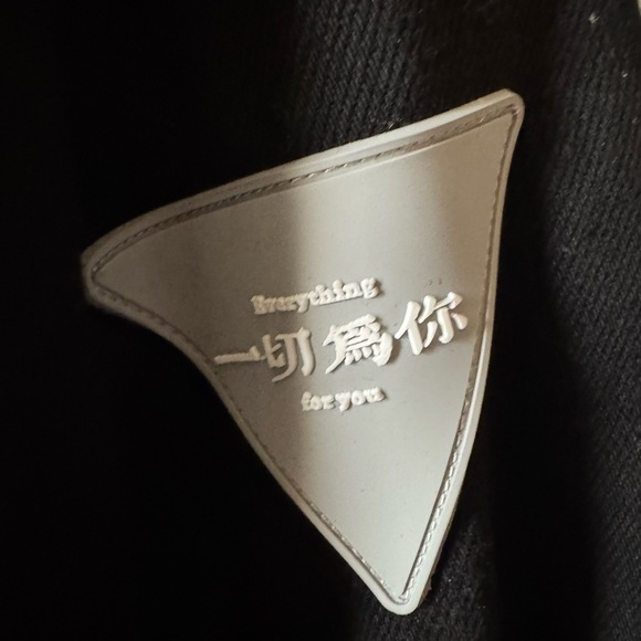 Men's Black bomber coat  Jacket with  faux Fur Collar - Picture 3 of 8